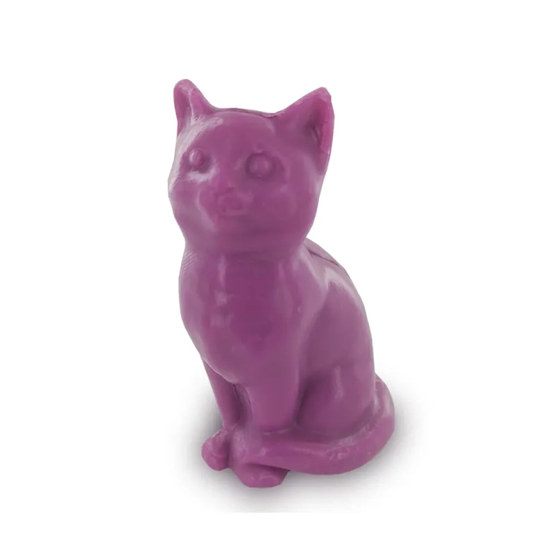 Produttore di saponi a forma di gatto viola - Distribuzione in piccole confezioni