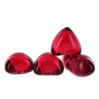 fornitore di perle da bagno a forma di cuore rosso