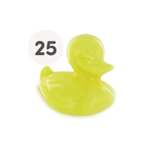 Sapone di anatra giallo grande 100g - per sacchetto da 25 unità
