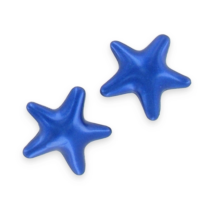 Produttore di perle da bagno profumate a forma di stella blu.
