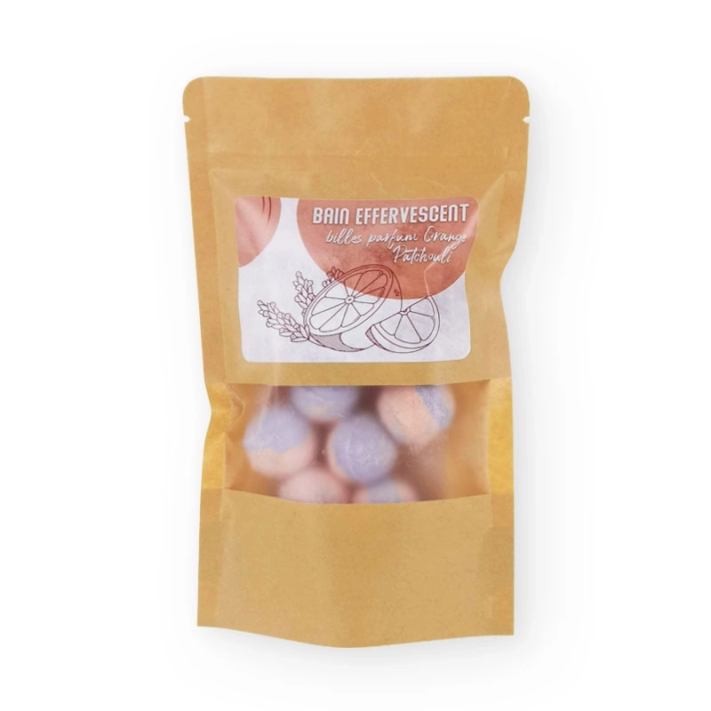 Sachets Kraft à Fenêtre - Lot de 50