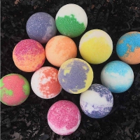 Palla da bagno 45 g con fragranza rosa bicolore - Vassoio da 24