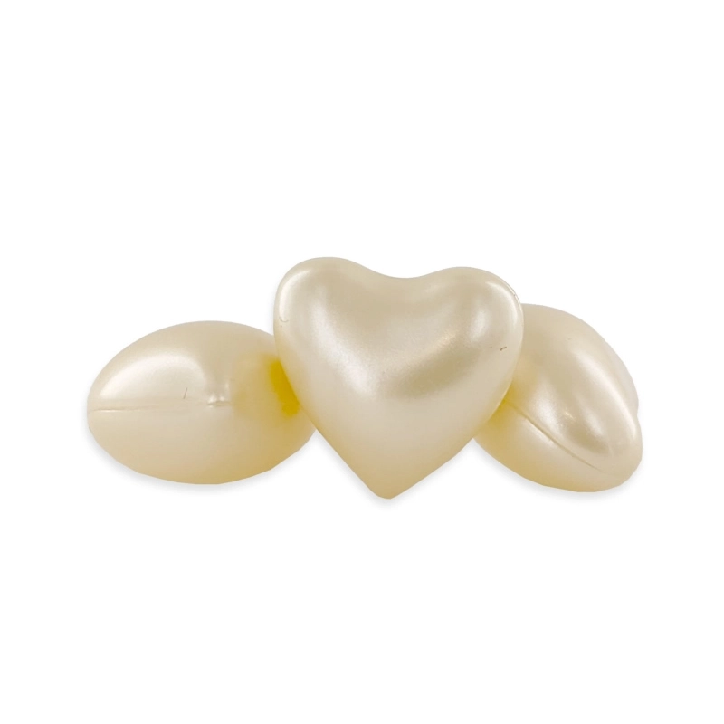 Perla da bagno al profumo di vaniglia a forma di cuore - Sacchetto 50 