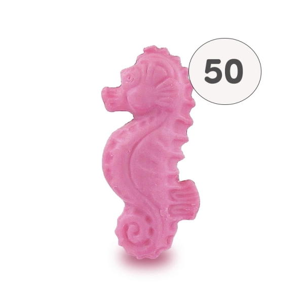 Sapone cavalluccio marino rosa - Sacchetto 50 