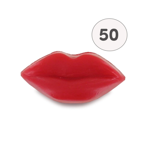 Sapone rosso a forma di labbra - Sacchetto 50 