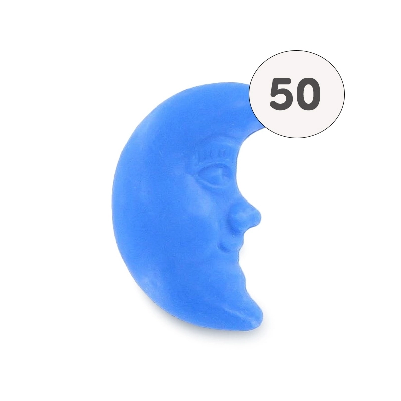 Sapone a forma di luna blu - Sacchetto 50 
