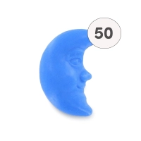 Sapone a forma di luna blu - Sacchetto 50 