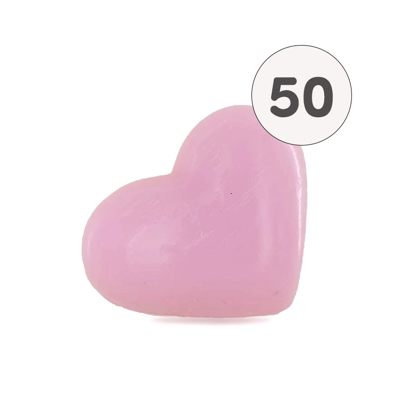 Commercio all'ingrosso di saponette a forma di cuore - cuore rosa 34g