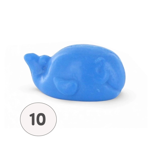 Produttore di saponi a forma di delfino blu - Distribuzione in piccole confezioni