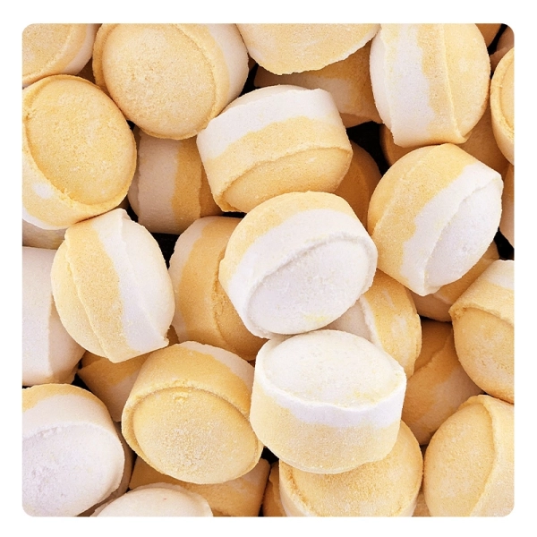 Mini palline effervescenti bicolore al gusto di lime - 1 chilo 